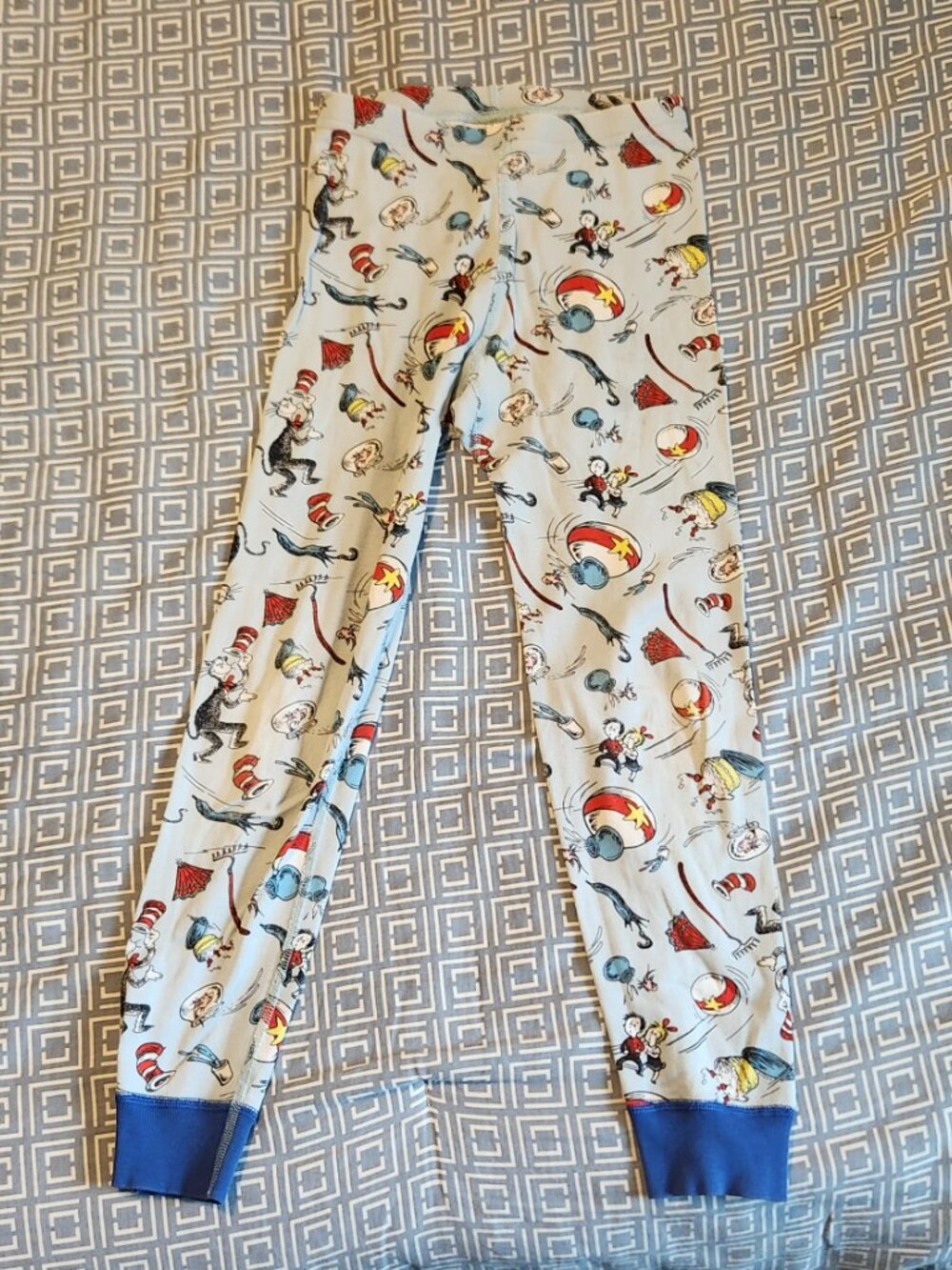 HANNA ANDERSSON Dr. Seuss Long John Pajama Pants - 120 cm (6/7) (PRE-LOVED)